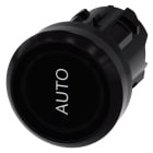 SIEMENS - SIE3SU10010AB100AQ0 PULS. PIATTO LUM.NERO SCRITTA AUTO