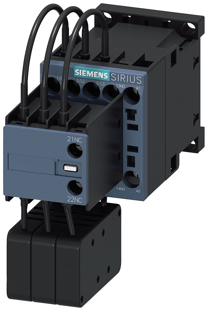 SIEMENS - SIE3RT26171AB03 CONT, AC6B 12.5KVAR 1NO,1NC24VAC50-60HZ