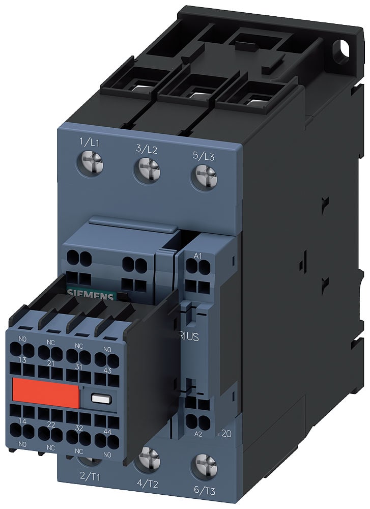 SIEMENS - SIE3RT20383AK643MA0 CONTACT.,37KW2NO+2NC,AC110V50HZ/120V60HZ