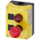 SIEMENS - SIE3SU18020NB002AB2 PULSANTIERA 2 FORI GIALLA COMPLETA