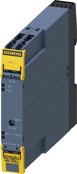 SIEMENS - SIE3RK12050BE002AA2 Modulo ASIsafe SlimLine Compact SC17.5F digitale safety, 2F-DI, IP20, morsetti a vite