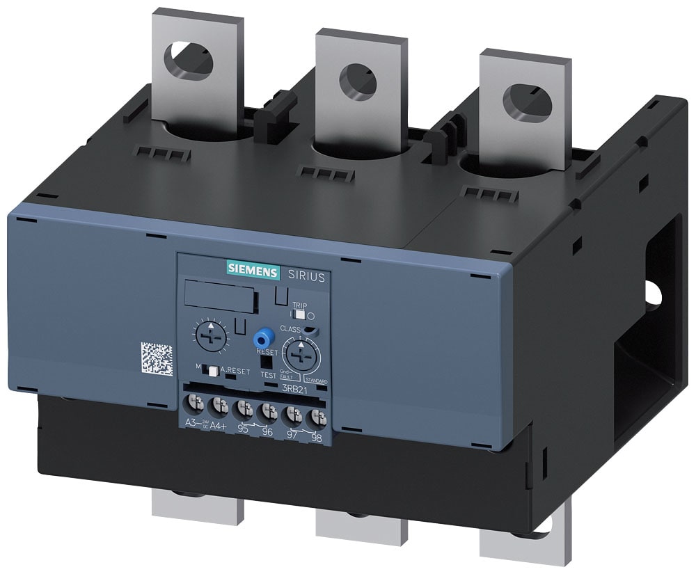 SIEMENS - SIE3RB21634GC2 Relè di sovraccarico 55 ... 250 A per protezione motore, S10/S12, Class 5 ... 30, RESET Manuale-Automatico