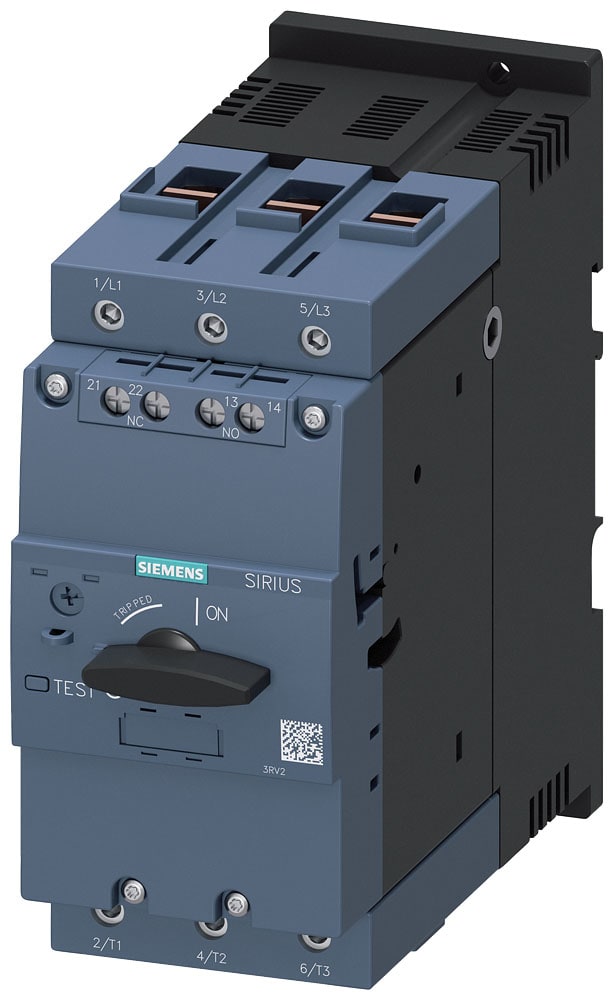 SIEMENS - SIE3RV20414YA15 Interruttore automatico, S3, protezione motore, Class 10, sganciatore A 75 ... 93 A, sganciatore N 1300 A