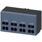 SIEMENS - SIE3RA69112A Blocchetto di contatti ausiliari, 2NO, collegamento del circuito di comando, morsetti a molla
