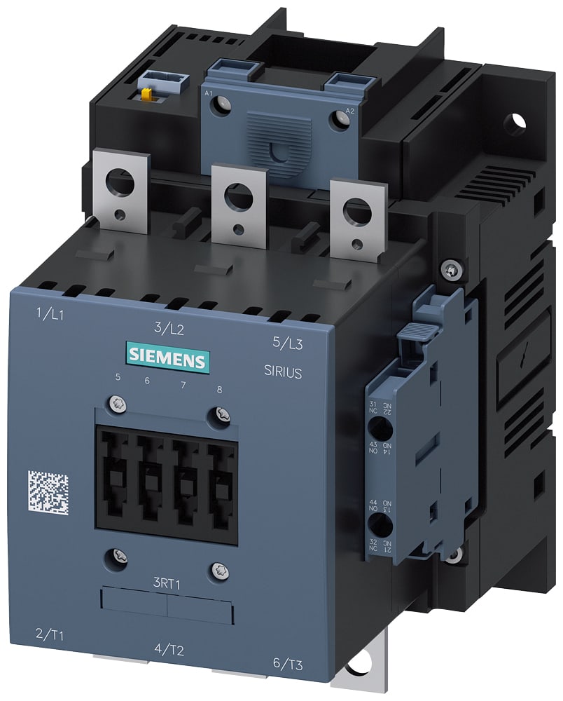 SIEMENS - SIE3RT10566XB460LA2 CONTACTOR AC3:90 KW/400V 2NO+2NC DC24V