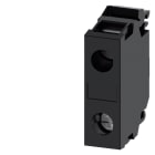 SIEMENS - SIE3SU14001DA101AA0 MORSETTO DI SUPPORTO NERO FRONT.VITE