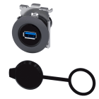 SIEMENS - SIE3SU19600GA800AA0 CONNETTORE USB 30MM METALLO OPACO