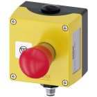 SIEMENS - SIE3SU18510NH004NB2 Pulsantiera per dispositivi di comando, 22 mm, rotondi, materiale della custodia: metallo, parte superiore della pulsantiera colore giallo
