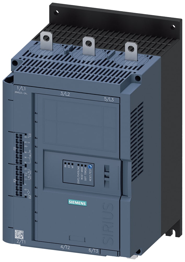 SIEMENS - SIE3RW52362AC04 SOFTSTARTER 400V AC 171A 24V AC/DC MOLL