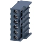 SIEMENS - SIE3RW59801TR00 Morsetti di comando rimovibili con morsetti a vite, 2 blocchi con rispettivamente 6 morsetti