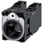 SIEMENS - SIE3SU15501AA101LA0 Supporto per 3 moduli, in metallo, 1NO+1NC, 1NO+1NC