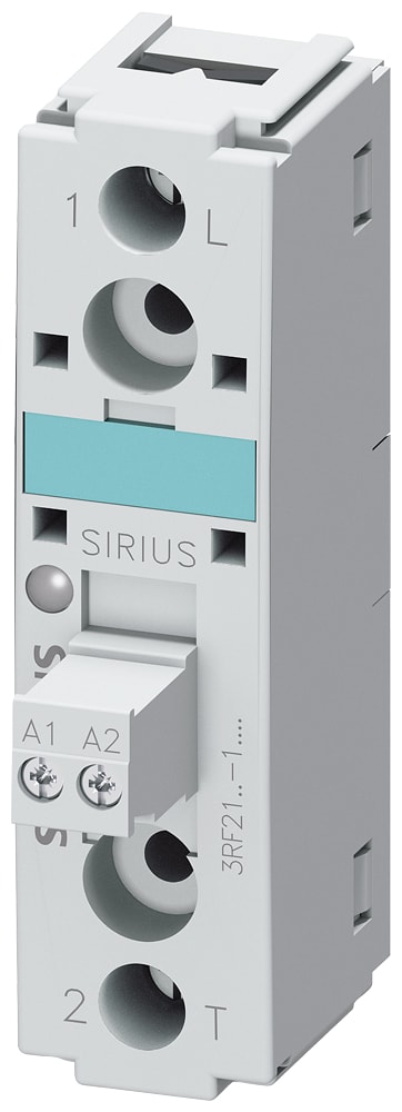 SIEMENS - SIE3RF21201BA04 Relè statico 3RF2, monofase, La=22,5 mm, 20 A 48 ... 460 V/DC 24 V