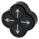 SIEMENS - SIE3SU10003FB110AU0 QUADRUPLE PUSHBUTTON, BLACK