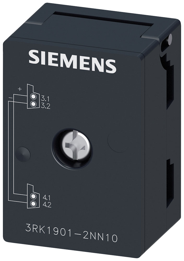 SIEMENS - SIE3RK19012NN10 Distributore AS-Interface compatto per cavo AS-i profilato IP67/68/69K, max. 8 A