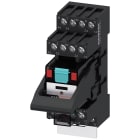 SIEMENS - SIELZS:PT5A5T30 Relè a spina, apparecchio completo, AC 230 V, 4CO, modulo LED, zoccolo da innesto standard colore rosso