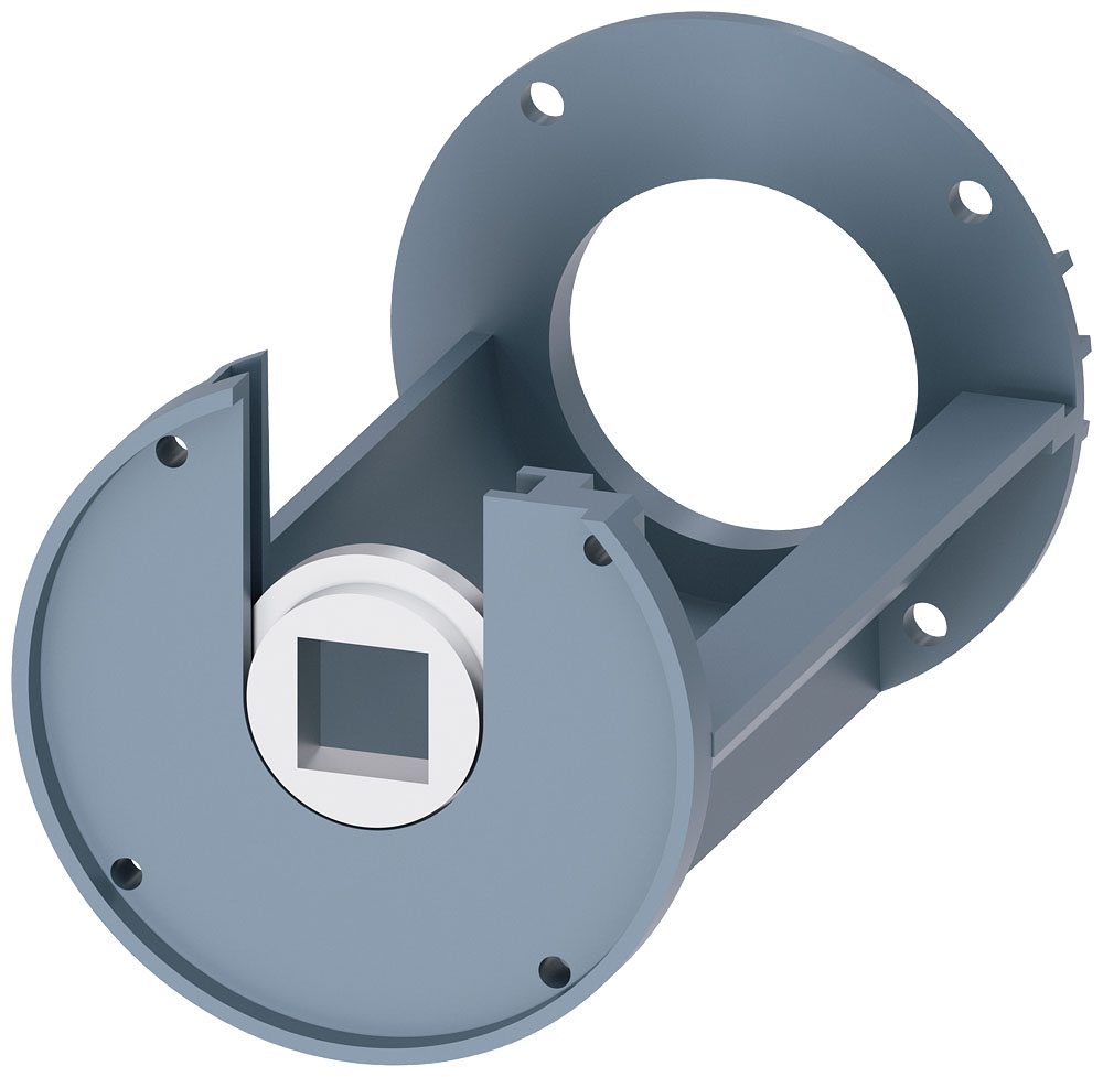 SIEMENS - SIE3RV29260P Supporto dellalbero per comando rotativo bloccoporta per condizioni gravose, S00-S3