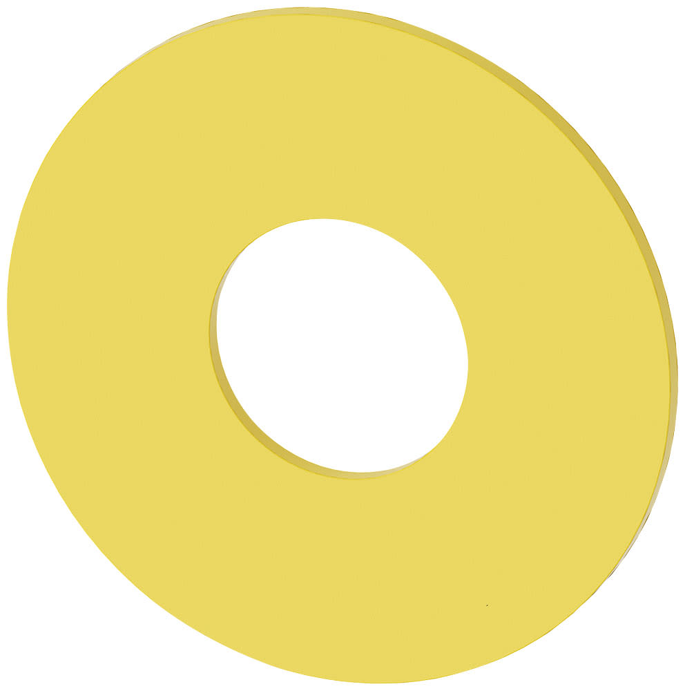 SIEMENS - SIE3SU19000BN310AA0 EMERGENCY STOP BACKING PLATE, YELLOW