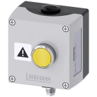 SIEMENS - SIE3SU18510AG004NB1 MET. ENCL./PUSHB. BL PL,1NO,M12-CONNECT.