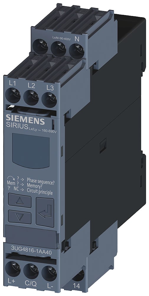 SIEMENS - SIE3UG48161AA40 RELE CONT.RETI.TRIF. 90-400V X IO-LINK