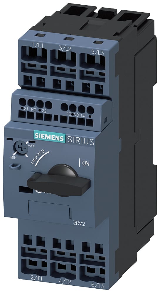 SIEMENS - SIE3RV20214NA25 Interruttore automatico, S0, protezione motore, Class 10, sganciatore A 23 ... 28 A, sganciatore N 364 A