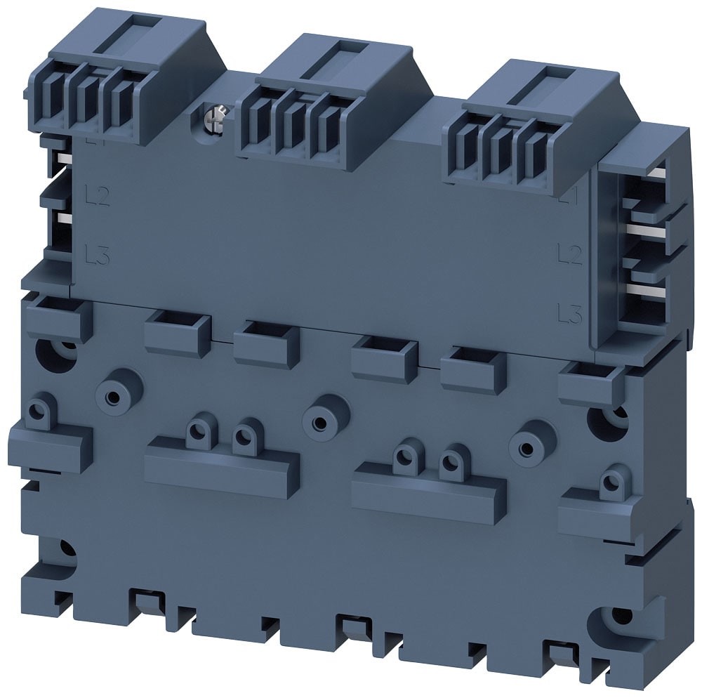 SIEMENS - SIE3RV29174B Sbarra collettrice trifase incl. connettore di ampliamento per 3 interruttori automatici S00 e S0