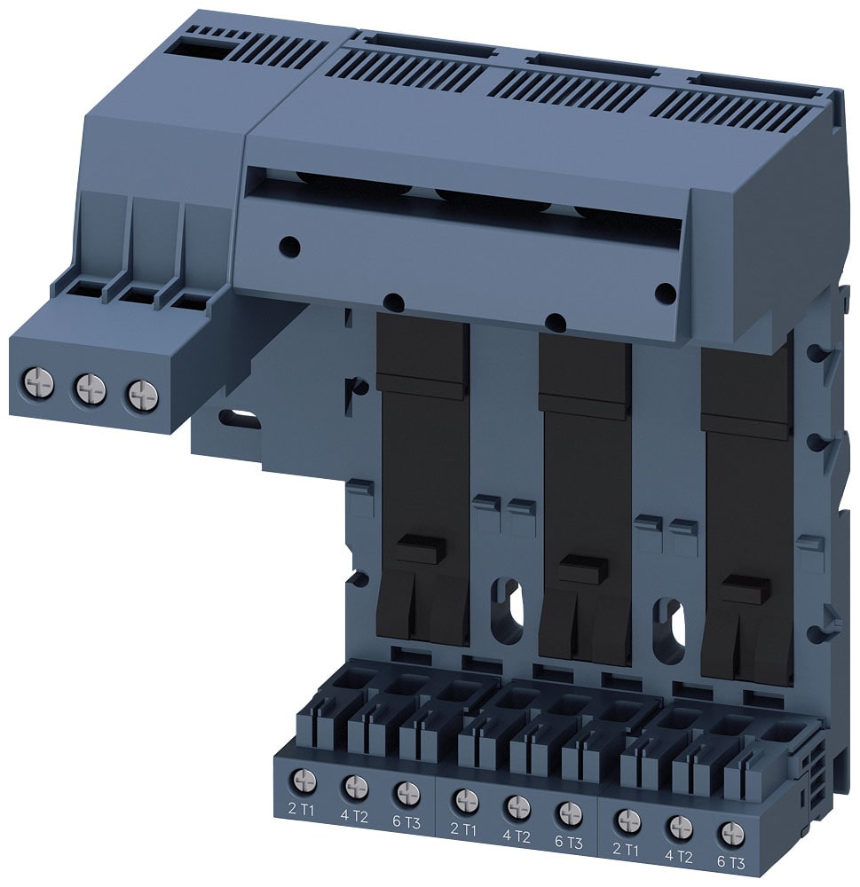 SIEMENS - SIE3RA68128AB Base di alimentazione a sinistra, collegamento del circuito principale; morsetti a vite, 3