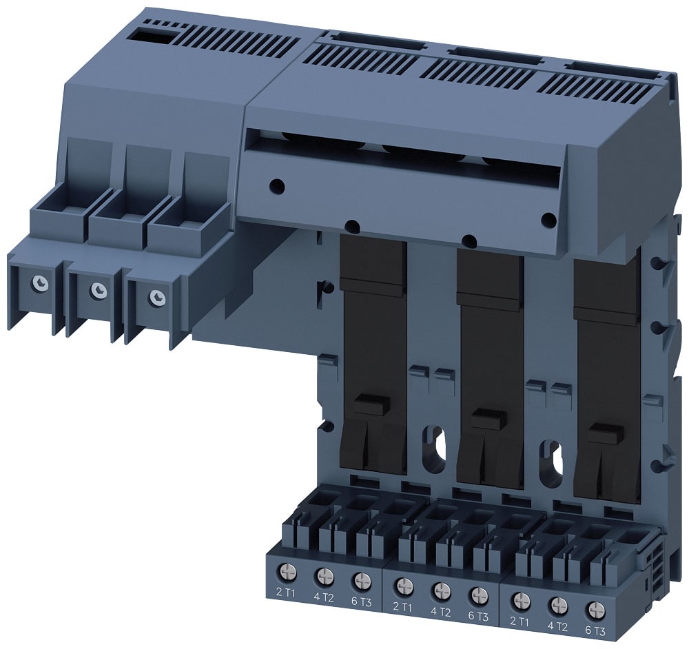 SIEMENS - SIE3RA68138AB Base di alimentazione a sinistra, collegamento del circuito principale; morsetti a vite, 3