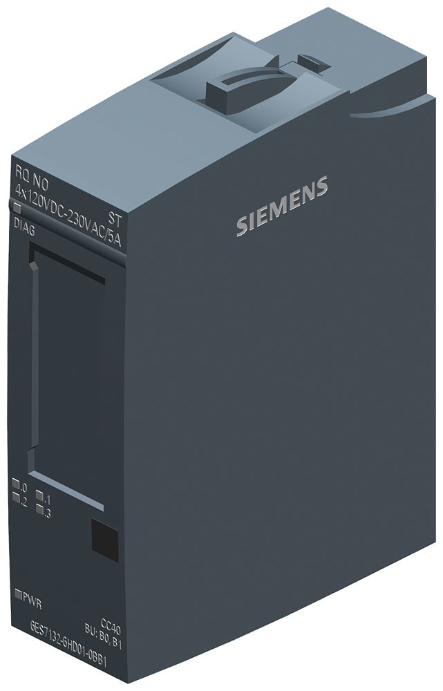SIEMENS - SIE6ES71326HD012BB1 ET 200SP, RQ NO 4X120VDC..230VAC/5A,PU10
