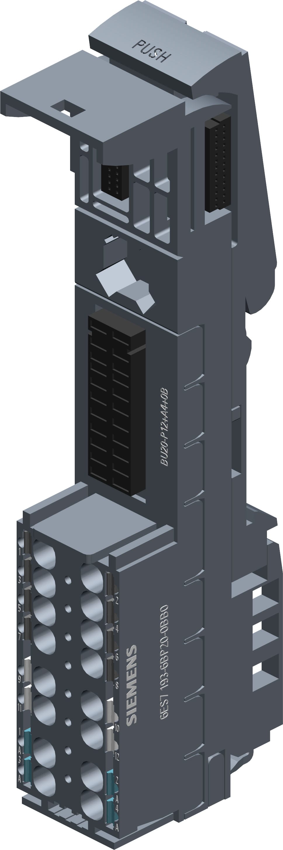 SIEMENS - SIE6ES71936BP202BB0 BASEUNIT TYP B0, BU20-P12+A4+0B, PU 10