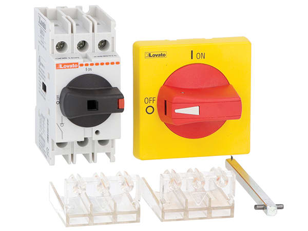 LOVATO - LOVGA025AK30063T4 SEZ. 4P 25A+ASTA 300MM+MANIG.+COPRITER.