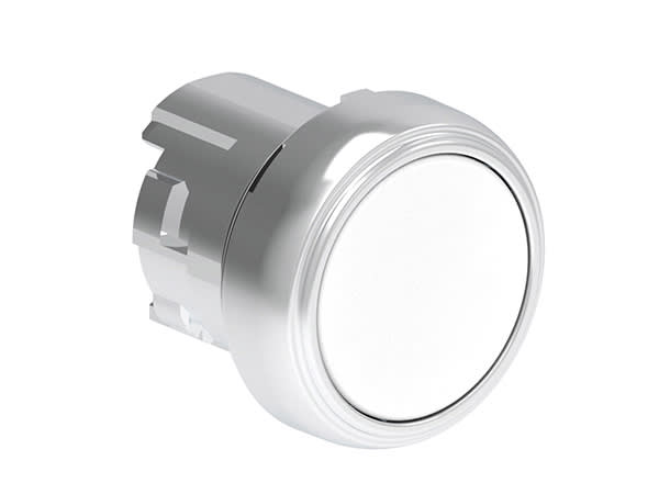 LOVATO - LOVLPSB108 PULSANTE MET. RASATO BIANCO