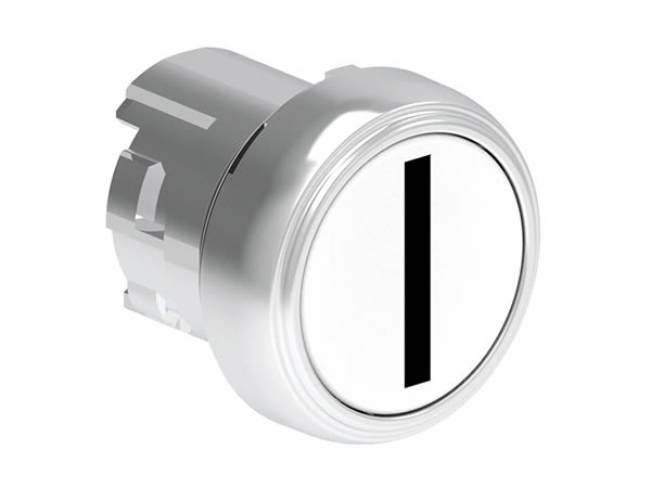 LOVATO - LOVLPSB1118 PULSANTE MET.RASATO I BIANCO