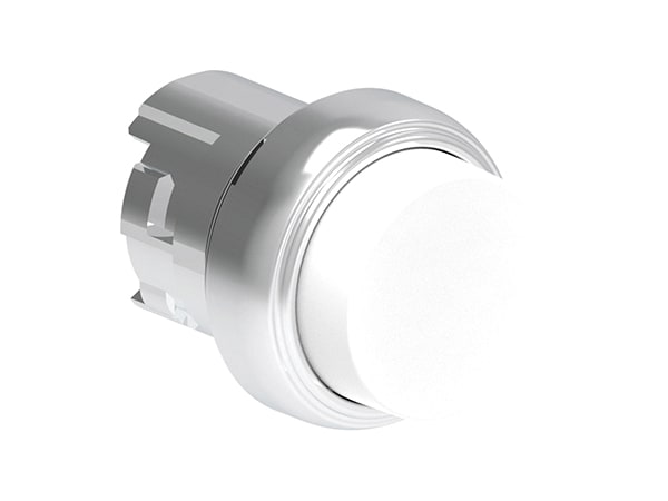 LOVATO - LOVLPSB208 PULSANTE MET. SPORGENTE BIANCO