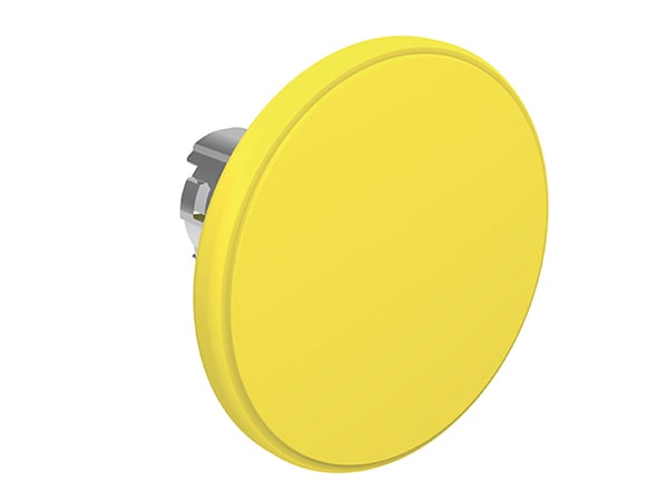 LOVATO - LOVLPSB6165 PULSANTE MET. FUNGO 60MM GIALLO IMPULSO