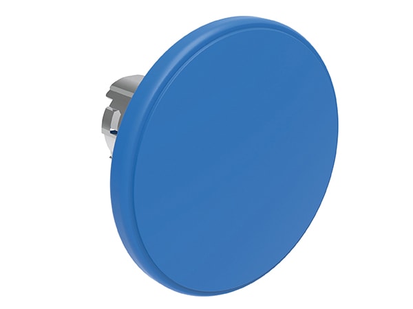 LOVATO - LOVLPSB6166 PULSANTE MET. FUNGO 60MM BLU IMPULSO