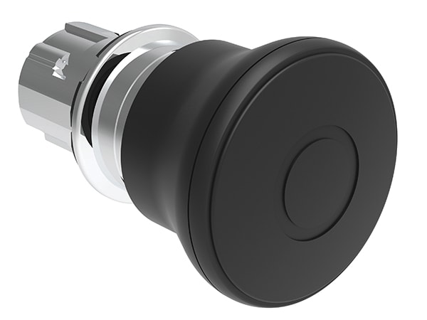 LOVATO - LOVLPSB6742 PULSANTE MET. FUNGO 40MM NERO PUSH/PULL