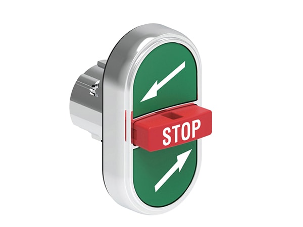 LOVATO - LOVLPSB7375 PULS.MET.TRIPLO STOP+FRECCE OBLIQUE