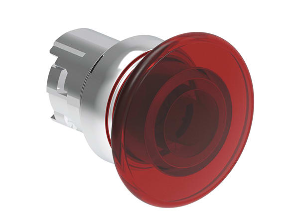 LOVATO - LOVLPSBL6144 PULS.LUM.MET.FUNGO 40MM ROSSO IMPULSO