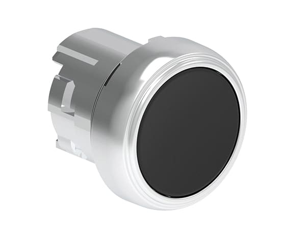 LOVATO - LOVLPSQ102 PULSANTE MET. PASSO-PASSO RASATO NERO