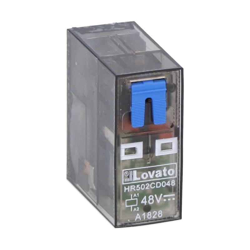 LOVATO - LOVHR502CD048 RELE MINIATURIZZATO 2SC 8A 48VDC +LED