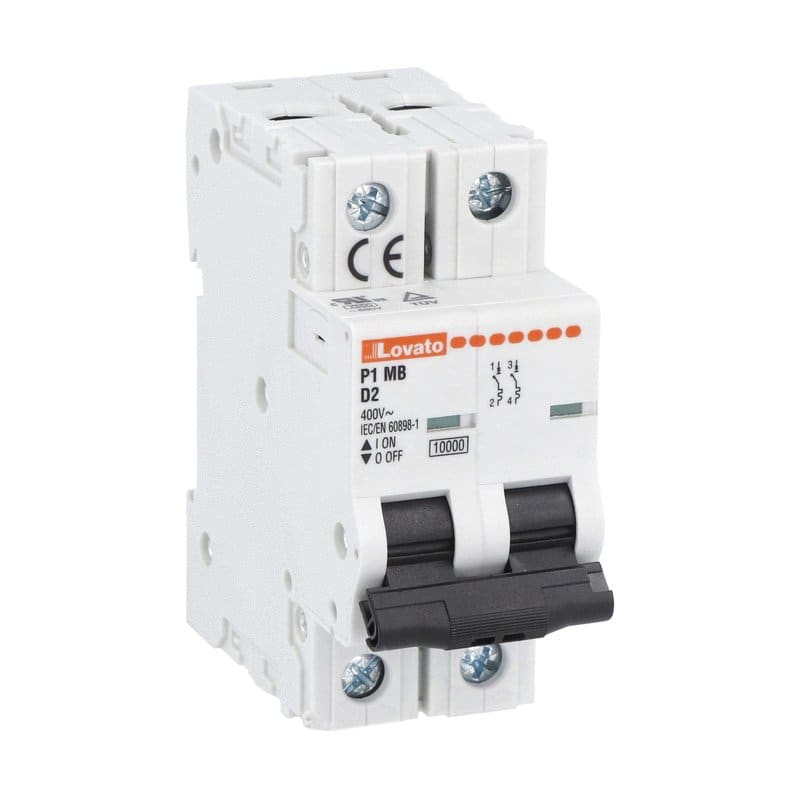 LOVATO - LOVP1MB2PD03 INTERRUTTORE MAGNETOTERMICO 2P D 3A 10KA