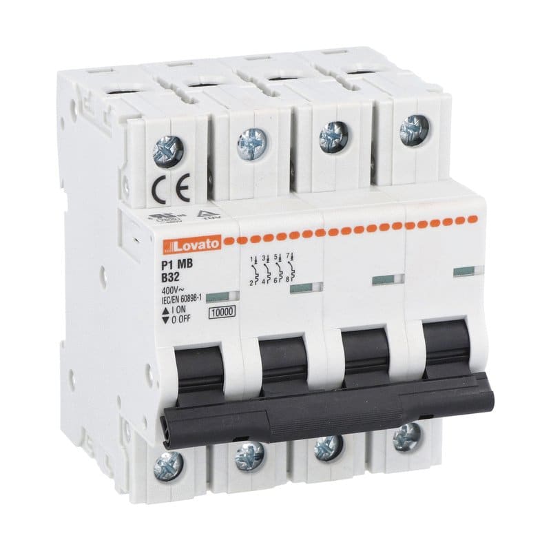 LOVATO - LOVP1MB4PB63 INTERRUTT. MAGNETOTERMICO 4P B 63A 10KA