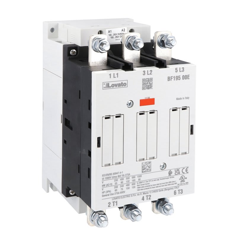 LOVATO - LOVBF19500E230 CONTATTORE 3P 195A AC3 100...250VAC/DC