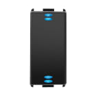 MASTER SRL - MSTHA10010 PULSANTE DOPPIO 5/24V 10MA C/LED S.MODO