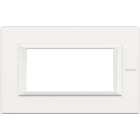 BTICINO - BTIHA4804HD AXOLUTE - PLACCA 4P BIANCO AXOLUTE