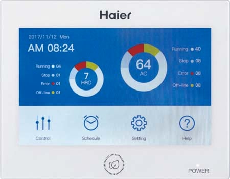 HAIER A/C ITALY TRAD - HAIAAA35KE01 HC-SA164DBTCONTR.TOUCH(MAX64I.
