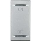 BTICINO - BTIHC4911AG AXOLUTE - COPRITASTO ON OFF CHIARO