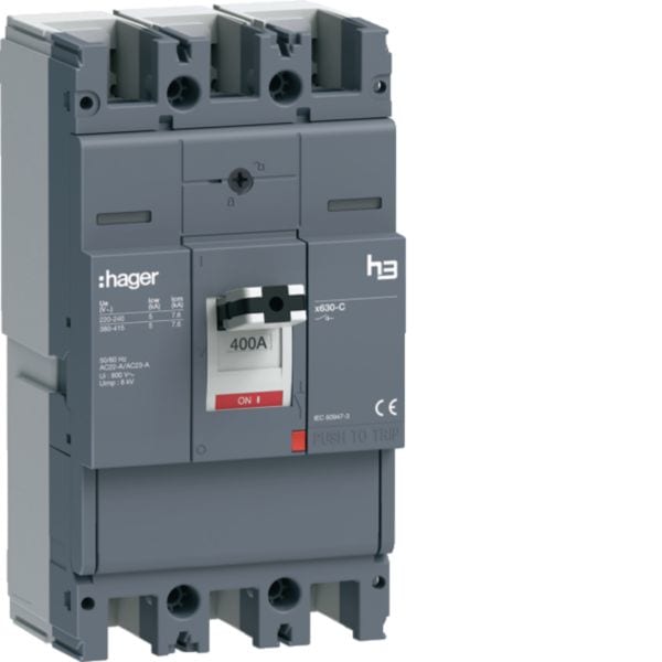 HAGER - HAGHCJ400AR INT MAN SEZ H3 X630 3P 400A
