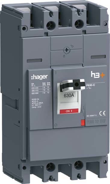 HAGER - HAGHCW630AR INT MAN SEZ H3+ P630 3P 630A