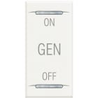 BTICINO - BTIHD4911AF Wippe 1mod ON/OFF-GEN white